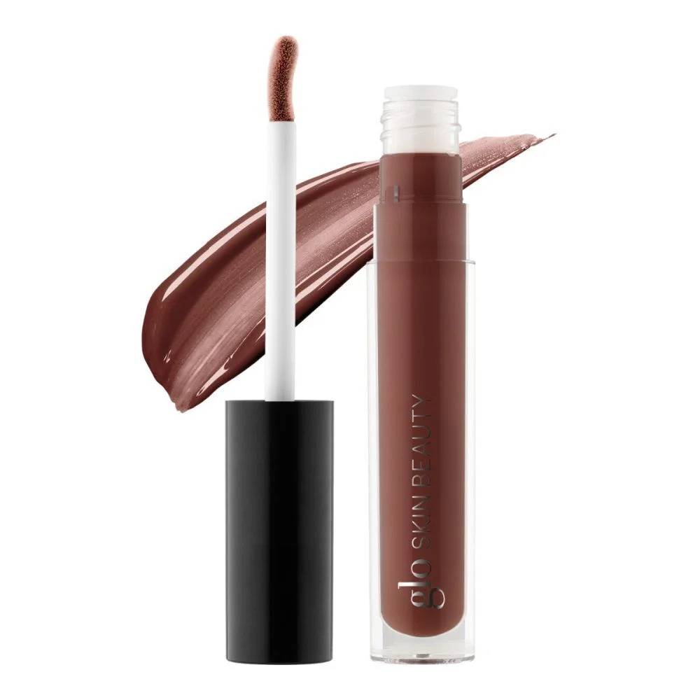 Glo's new conditioning lip gloss in speakeasy