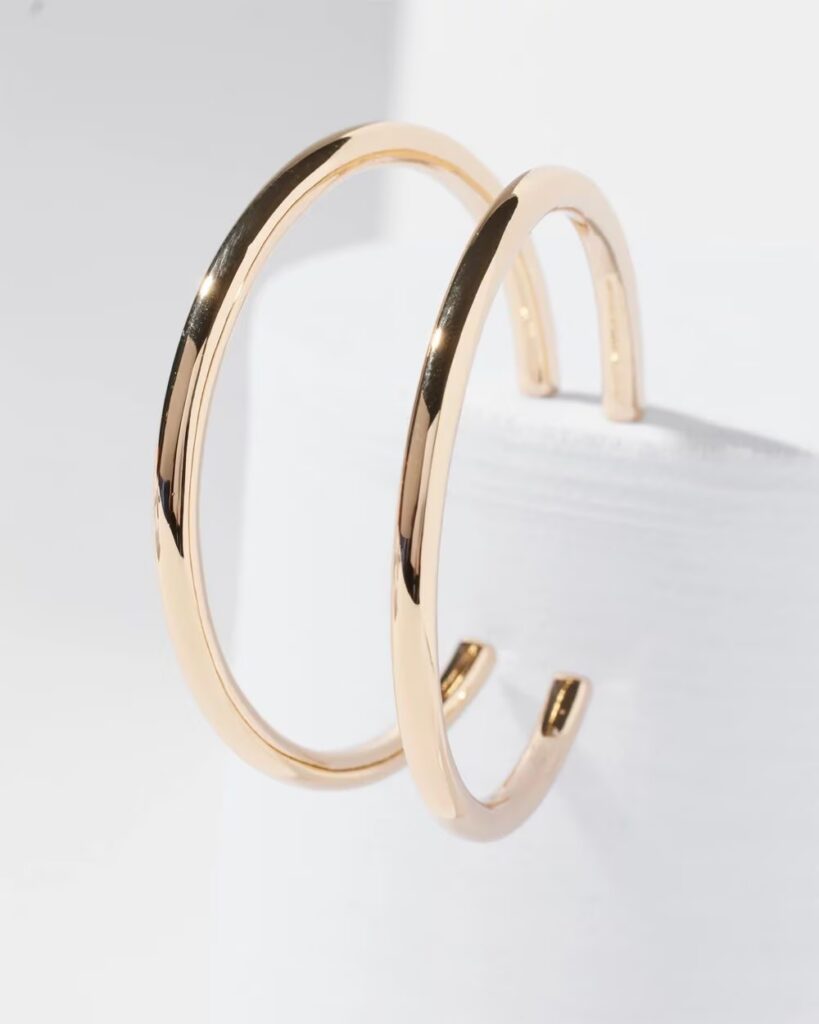 Gold Hoop Earrings